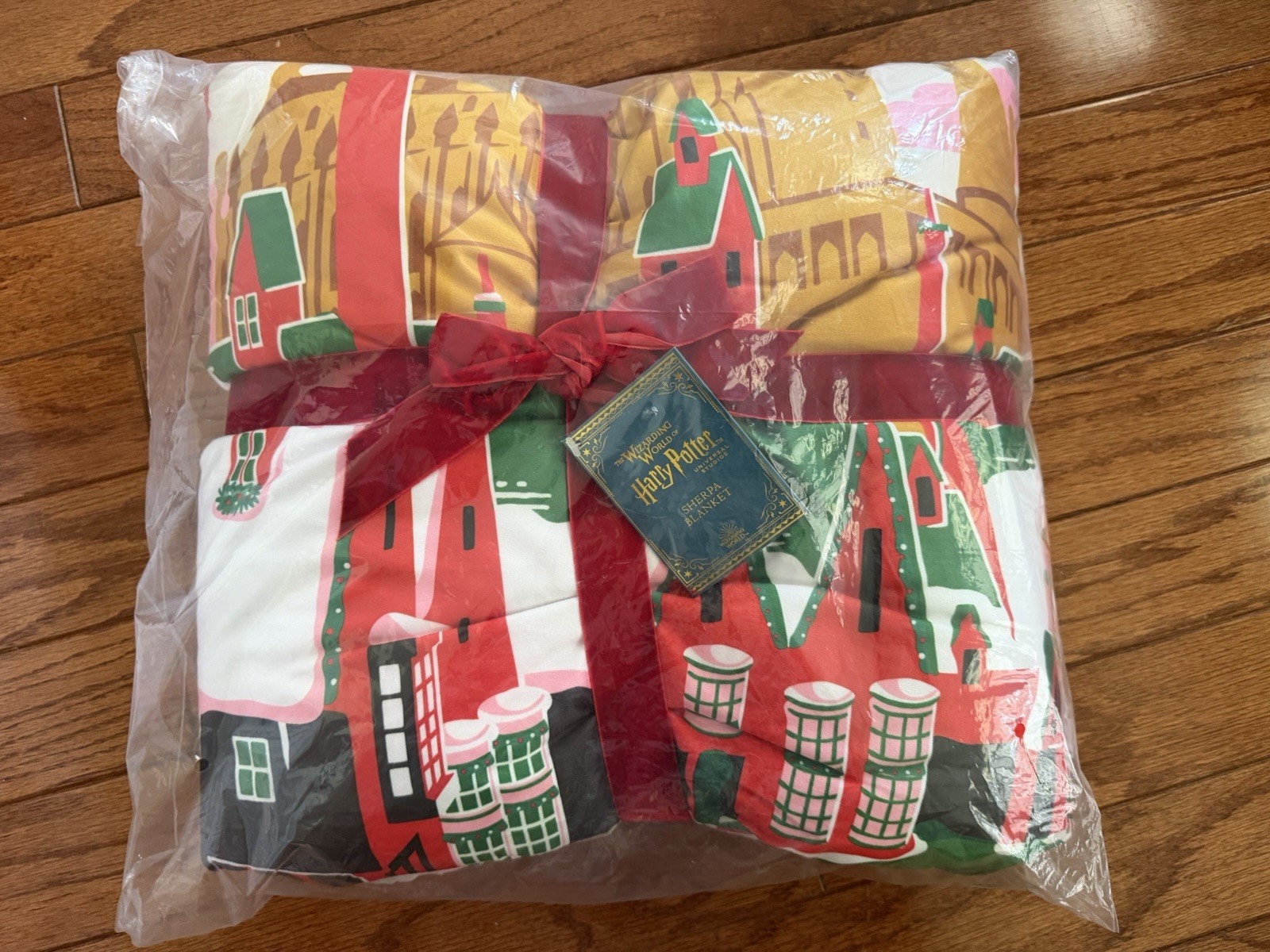 Harry Potter Universal Studios Sherpa Manta/Tirar Hogsmeade Navidad Nuevo con Etiquetas