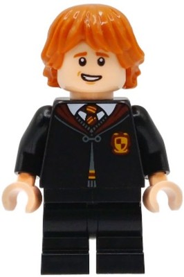 LEGO  Minifig hp604 - Ron Weasley - Gryffindor Robe Clasped