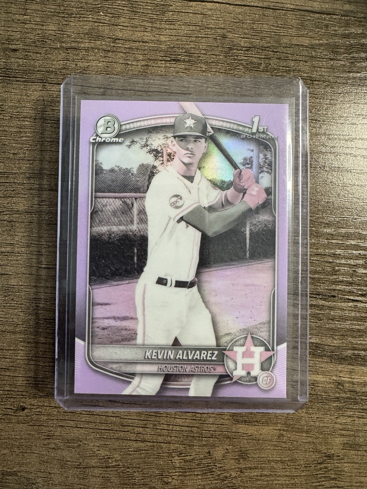 2025 Bowman Chrome - Kevin Alvarez 1st Chrome Pearl Refractor SP #BCP-227