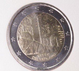 2 Euro Gedenkmünze Vatikan 2025 Jubiläum Folder BU