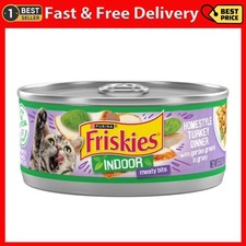 (24 pack) Indoor Meaty Bits Turkey Dinner, Wet Cat Food, 5.5 oz Can 4.12 per gallon