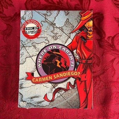 Where on Earth is Carmen Sandiego - Box Set (DVD, 2006, 3-Disc Set