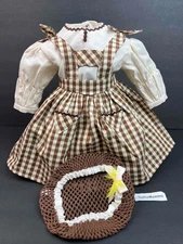 AMERICAN GIRL ADDY Birthday Outfit Pinafore/Dress~Blouse~Snood AG tags Retired