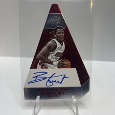 2013-14 Panini Preferred Brian Grant Panini's Choice Red Auto 12/74. Heat