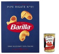 5X Pasta Barilla Pipe Rigate Nr. 91, Nudeln 500G+Italian Gourmet Polpa 400G