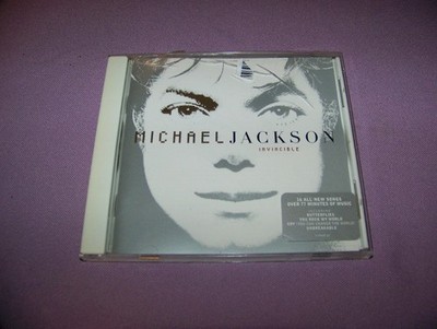 Michael Jackson - Invincible (Pop CD Album, 2001 Epic, 16 Tracks) HYPE STICKER