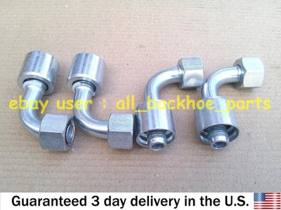 JCB BACKHOE - 3/8'' BSP FEMALE ELBOW END FITTING WITH O RING, PACK OF 4 PCS