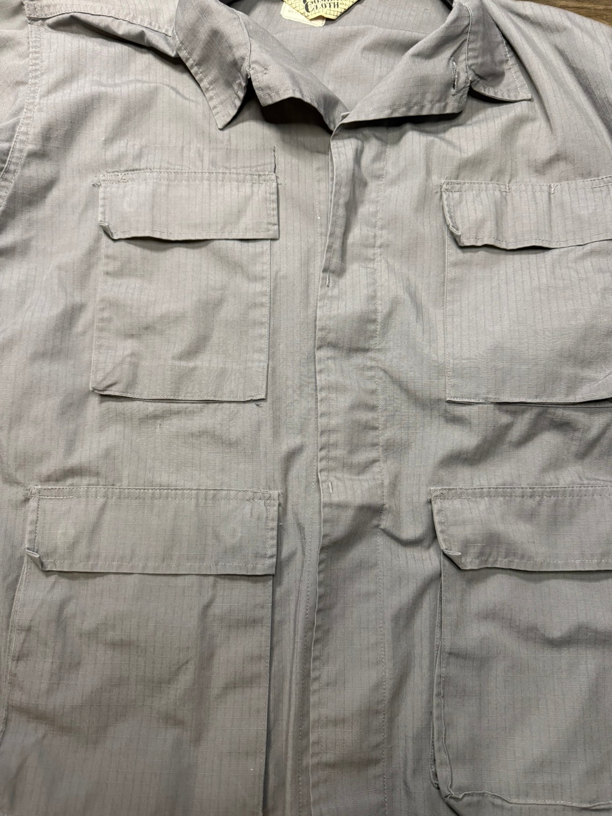 Brigade Quartermasters Combat Cloth Button Up Gra… - image 2