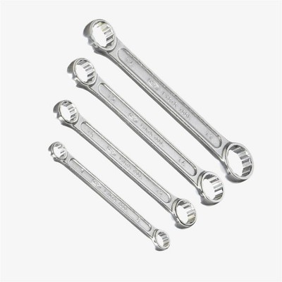 KTC M1004 gerade kurze Ringschlüssel-Set 4-teilig Power Fit Schraube Mutter...