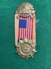 GAR RARE POST SYSTEM OF THE  SONS OF VETERANS NATIONAL  OFFICERS  BADGE 1880