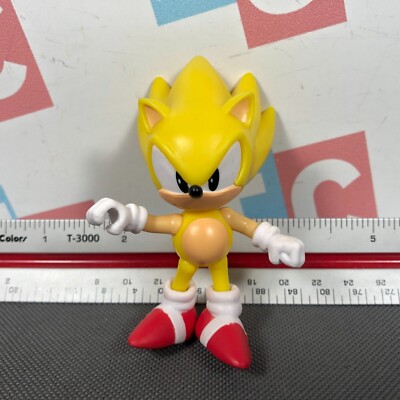 2022 Jakks Sonic the Hedgehog Series 2.5'' Classic Super Sonic Figure