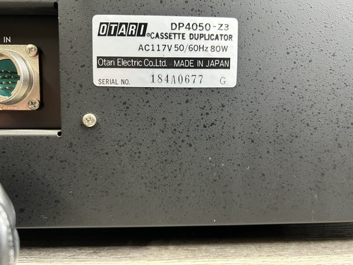 Otari DP4050-Z3 3 Deck Cassette Duplicator *For Parts* - Picture 8 of 11