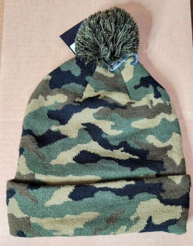 NWT Golden State Warriors NBA Ultra Game Winter Hat Beanie Green Camo - Picture 2 of 2