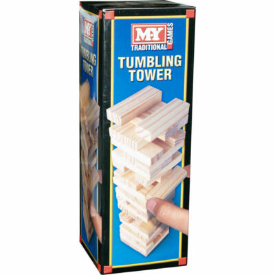 KINDER HOLZBLOCK TURM SPIEL TAUMELN STAPELN HOLZ KINDERSPIEL