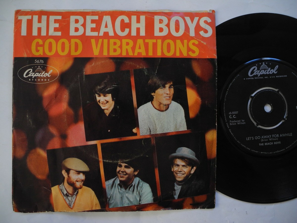 米12” Beach Boys Good Vibrations B002524101 Capitol Records /00250 BEACH BOYS Good Vibrations / Let's Go Away 45 7