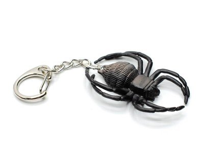 Spinne Schlüsselanhänger Miniblings Vogelspinne Tarantel Halloween schwarz