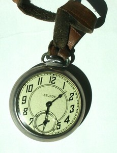 STURDY BRAND POCKET WATCH  - NOT RUNNING, MISSING BACK / PARTS or REPAIR