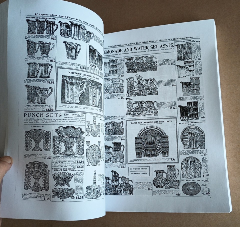 Butler Brothers Catalog Fenton Carnival Glass +Department Store