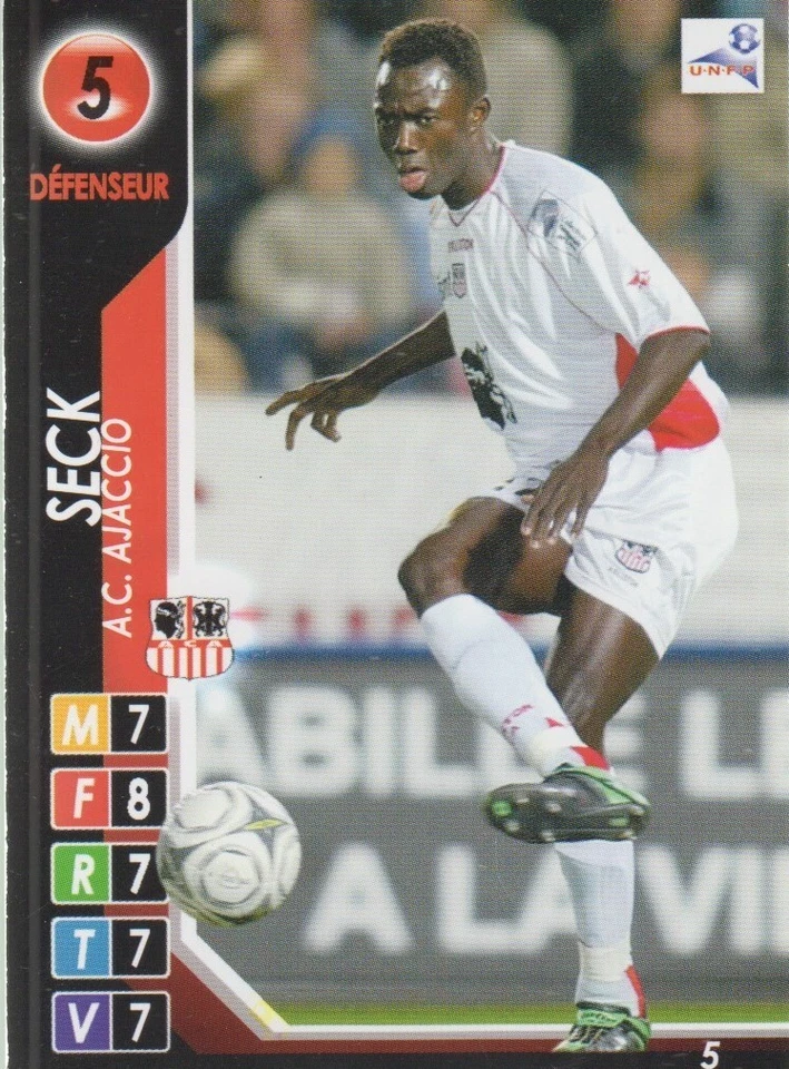 VIGNETTE PANINI DERBY TOTAL 2004 / 2005  A.C AJACCIO  (SECK) - Photo 1/1