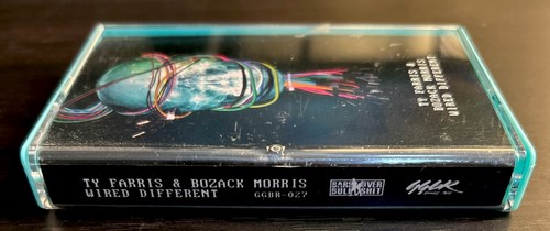 TY FARRIS & BOZACK MORRIS Wired Different 1/50 First Issue Aqua Cassette Tape NM - Imagen 3 de 6