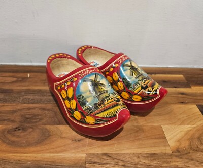 Holz Clogs Dutch Windmill Design Kinder 