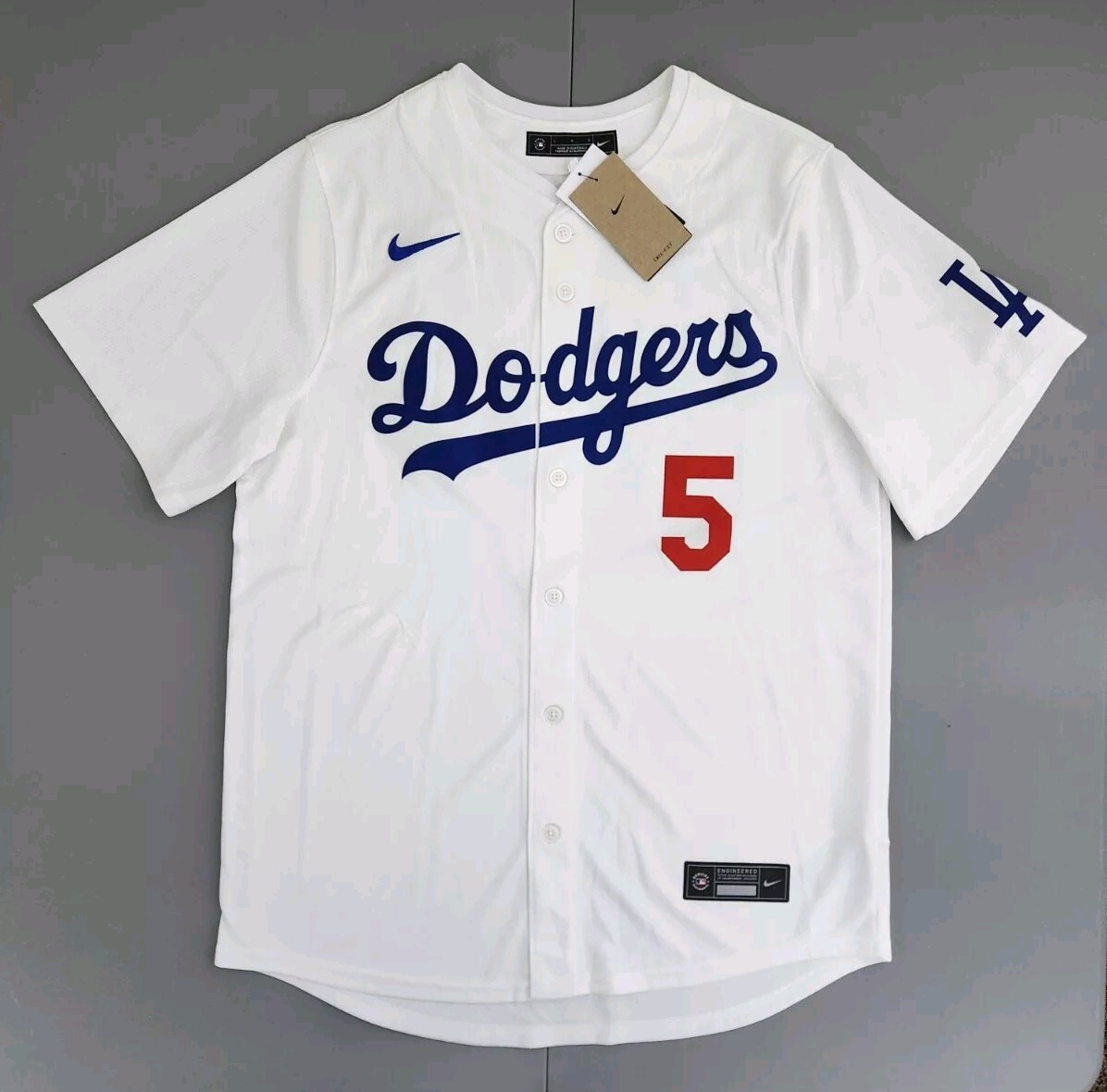 Nike Dodgers Freddie Freeman White Home Limited Player