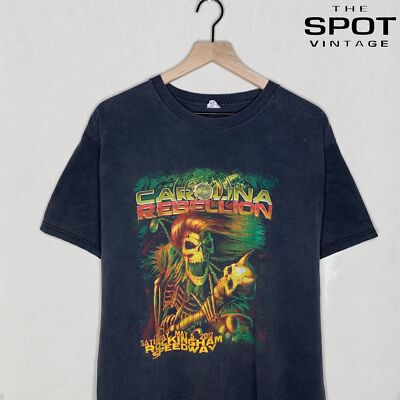Reprint Carolina Rebellion music fest black T shirt Graphic tee S-5XL NH16409