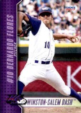 2017 Winston-Salem Dash Choice #11 Bernardo Flores Baldwin Park California Card