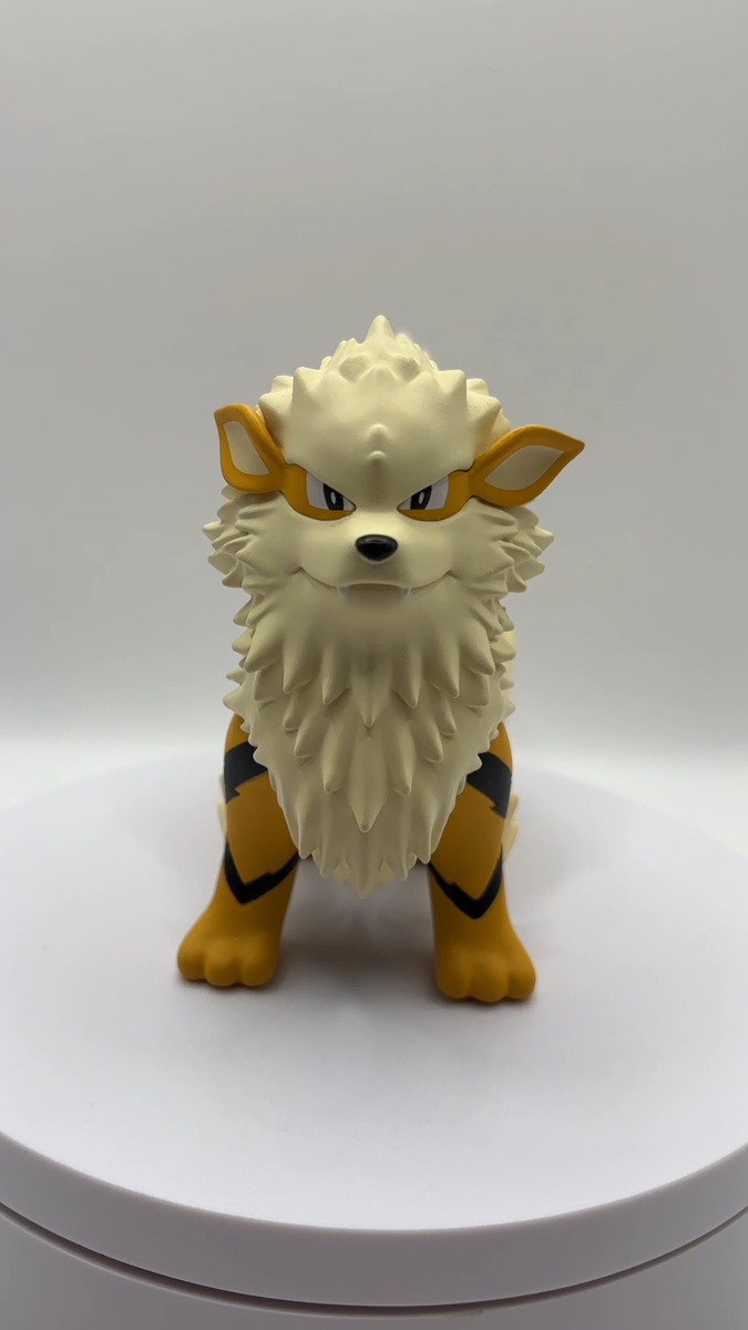 Pokemon Scale World Kanto Region Arcanine 1/20 Figure Unused
