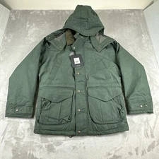 Filson Ranger Insulated Field Jacket Men's Size S Hooded Deep Forest PrimaLoft
