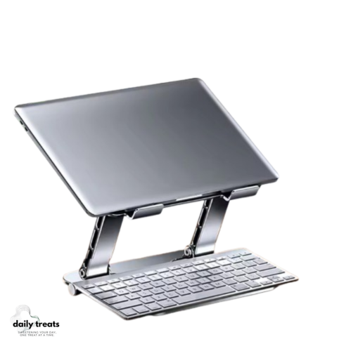 Foldable Aluminum Alloy Laptop Stand for Macbook & Notebooks 10-17 Inch-image