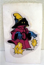 4 Orko 1984 Masters of Universe Character Puffy Sticker Sheets Old Vending Stock