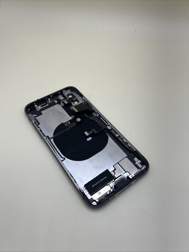 Original iPhone X Gehäuse Rückseite Akkudeckel Mit Teilen Schwarz