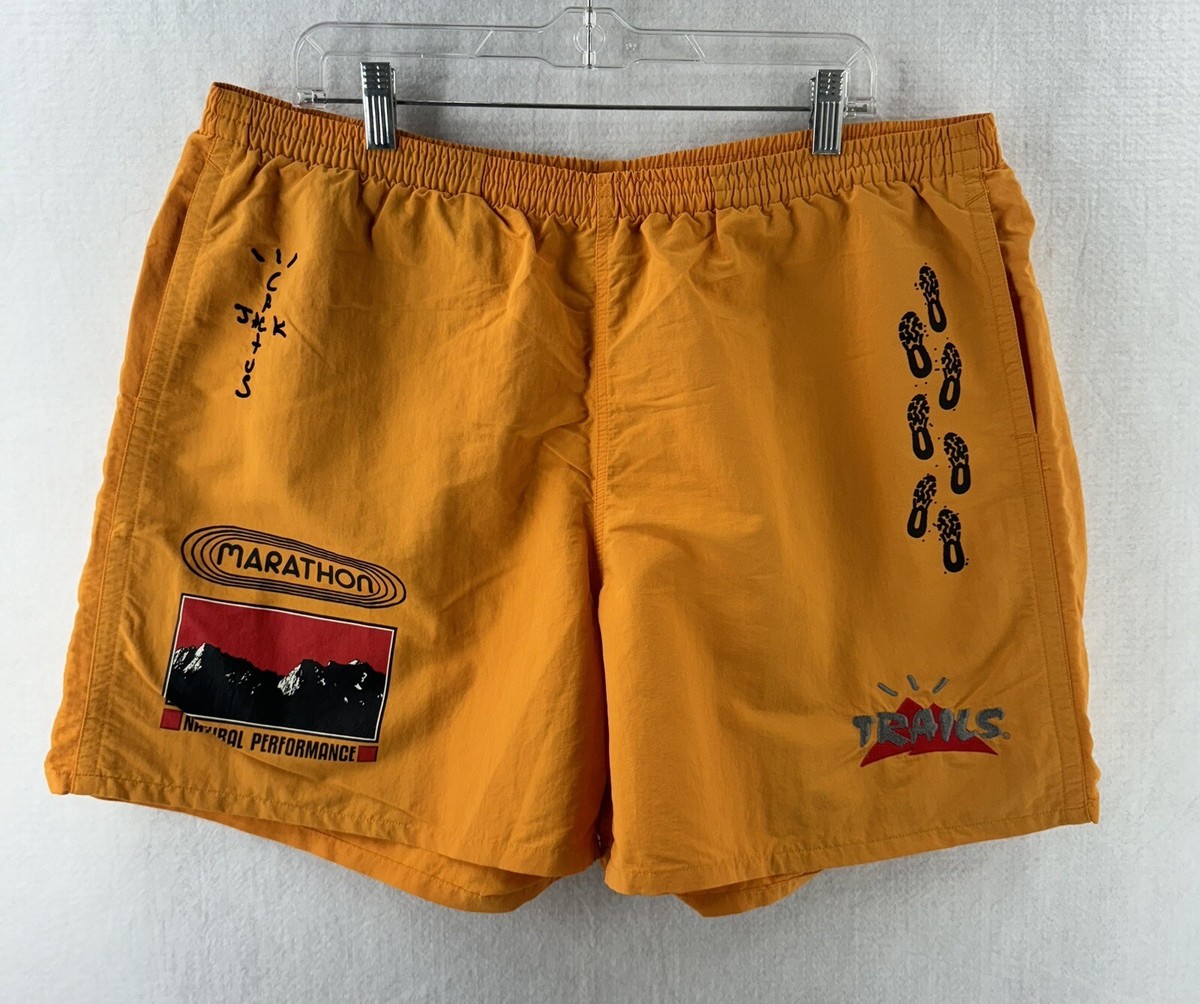 Travis Scott Cactus Jack Trails Shorts Gold (CJNT-PS19) Men's 2XL