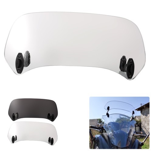 Universal Motorcycle Windscreen Extension Spoiler deflector Adjustable