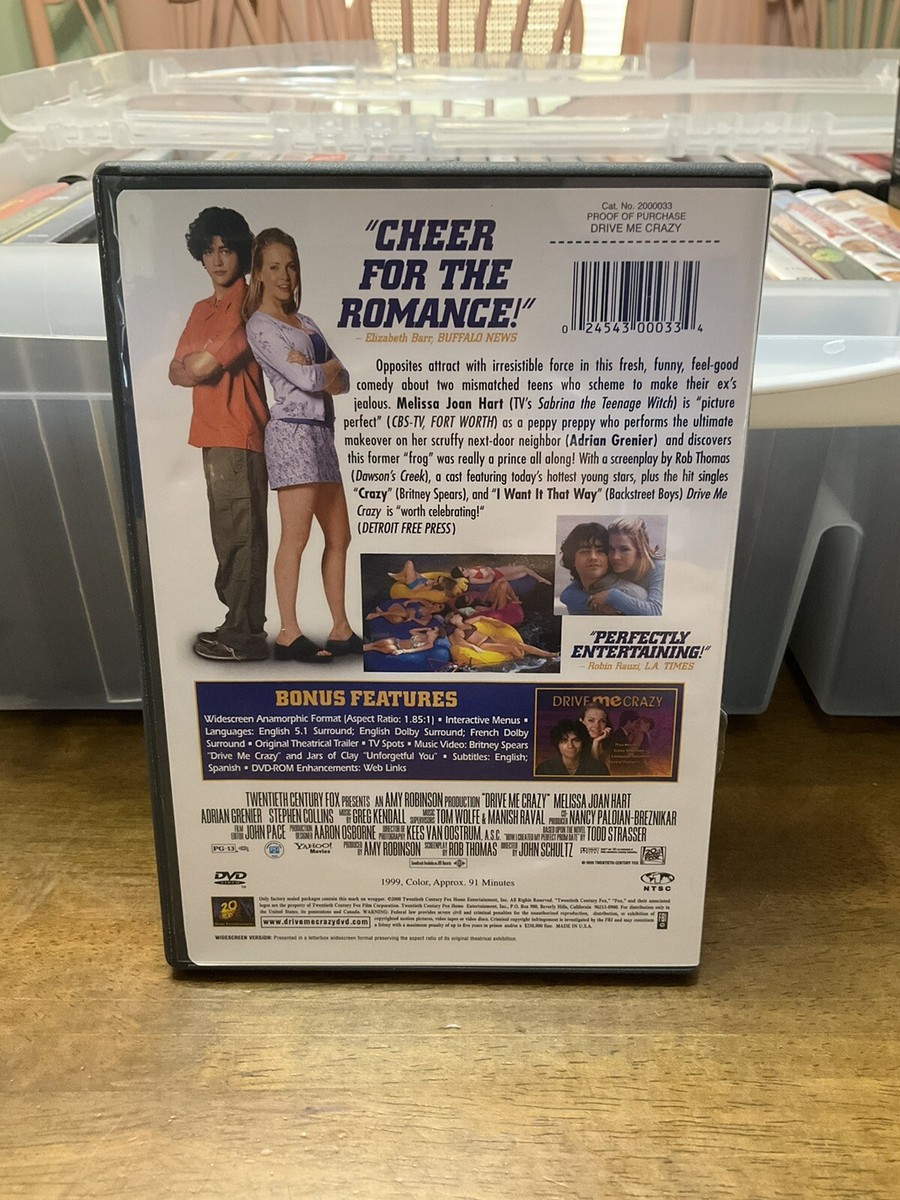 Drive Me Crazy (DVD, 2000) 24543000334| eBay