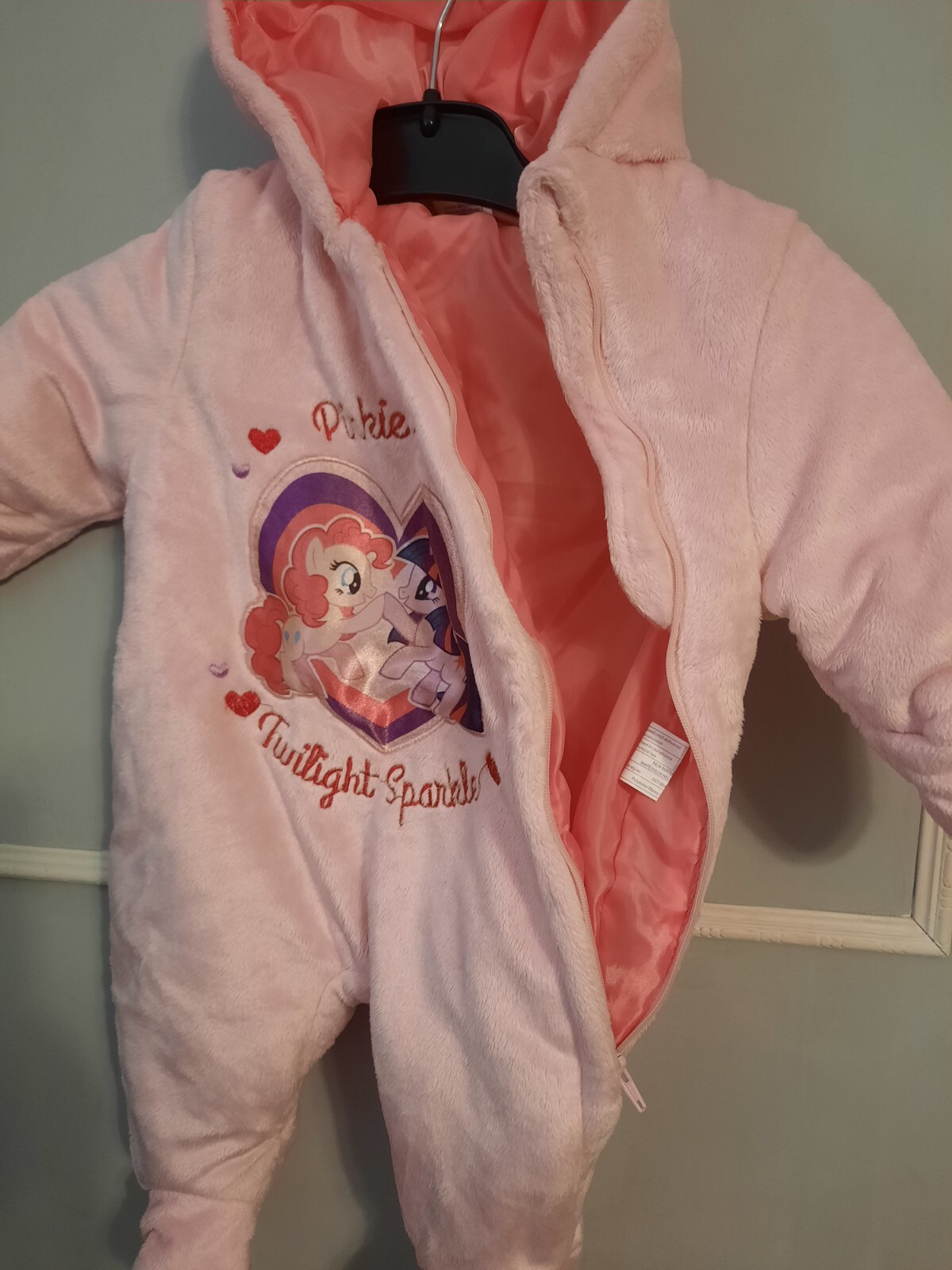 My Little Pony Pinkie Pie Twilight Sparkle tuta da neve bambino bunting 0 3 M rosa