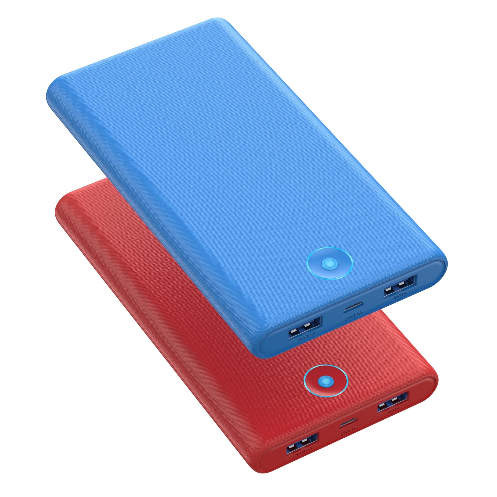 Portable Charger, 2-Pack 20000mAh Power Bank Ultra Slim Fast Charging Externa...