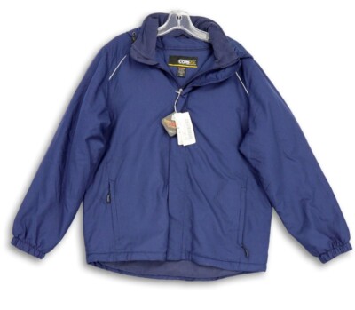 North End Core 365 3-in-1 Jacket Navy Hooded Fleece Lined Men's Medium NWT 