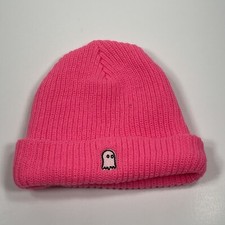 Unbranded Beanie Womens Winter Snow Knit Hat Pink One Size Fits 100 Acrylic