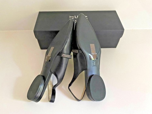 👠New NATURALIZER HALLY Size 9.5 WIDE Black Leather Low Heel Dress Shoes - Picture 8 of 12