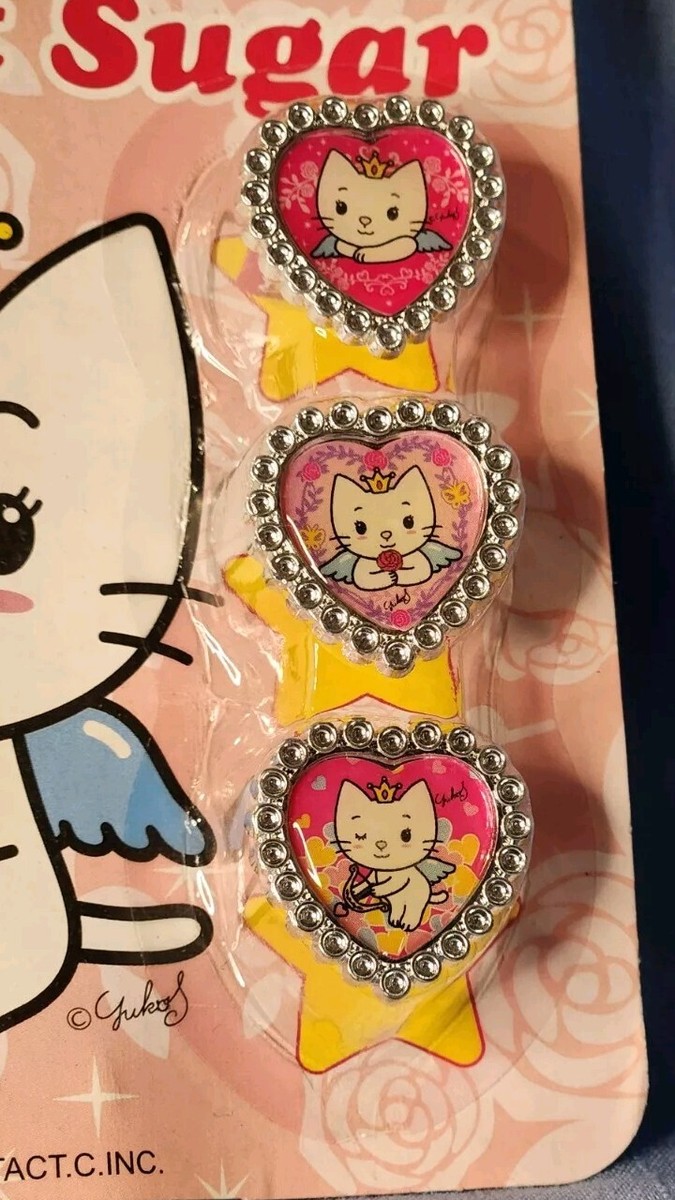 Yuko Shimizu Angel Cat Sugar Plastic Toy Fashion Rings 2