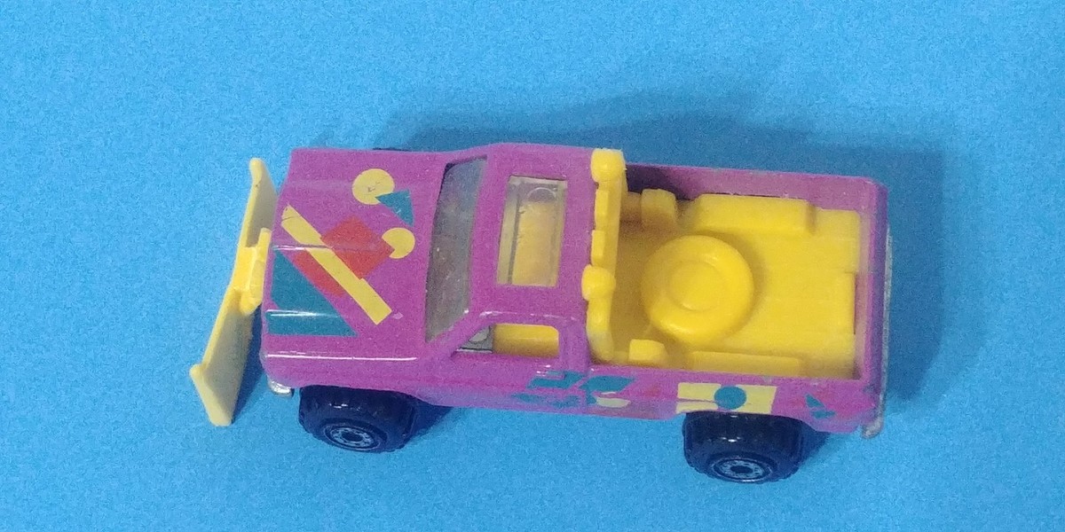 Vintage 1979 Hot Wheels Chevy 4 X 4 Purple Plow Truck Nr
