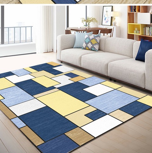 3D Yellow Blue ZHUA1415 Game Non Slip Rug Mat Photo Carpet Zoe - 第 2/5 張圖片