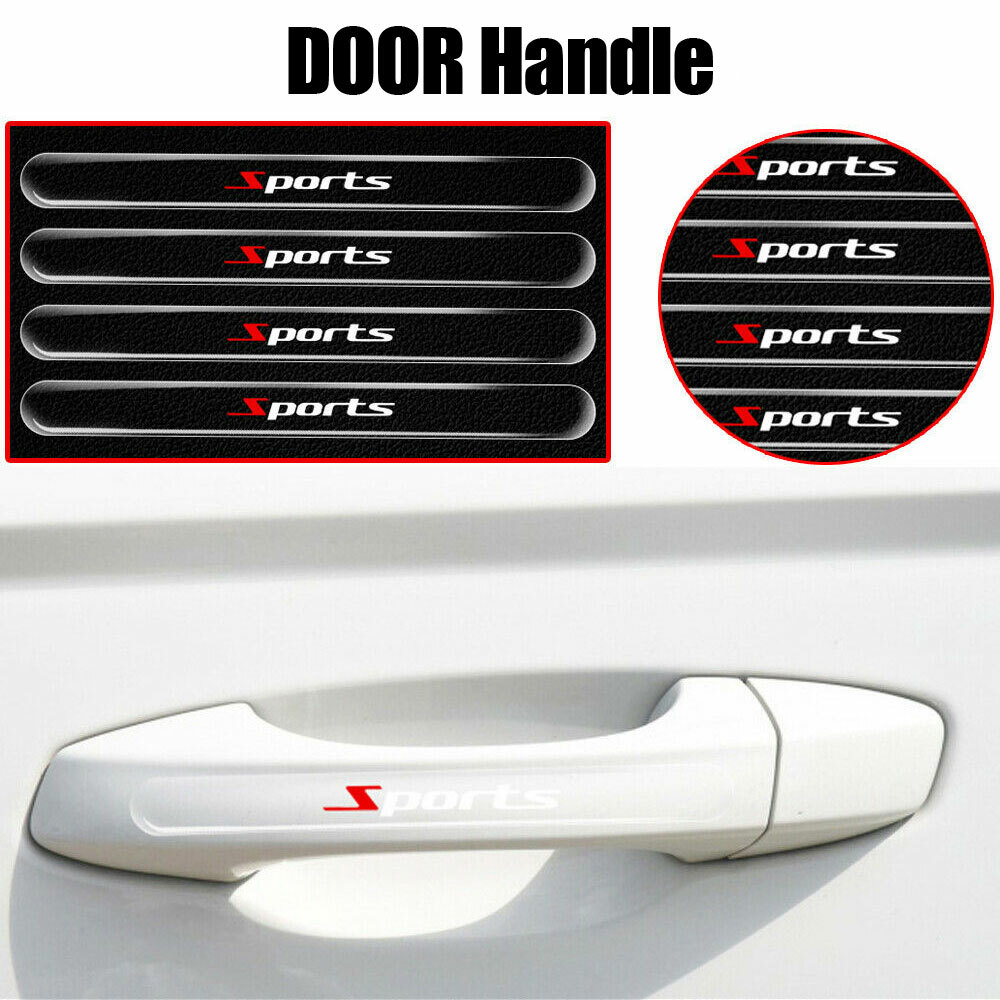 8X Car Door Handle Bowl Anti Scratch Stickers Protector Cover