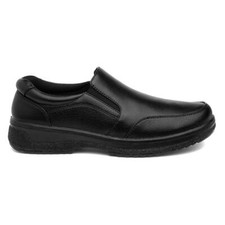 Hobos Mens Shoes Black Adults Slip On Size UK 6,7,8,9,10,11,12