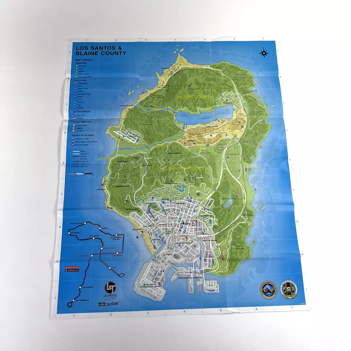 Los Santos Map - iGrandTheftAuto