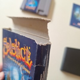 Nintendo NES Game Pak Game Solstice Game Manual Sleeve  Box PAL