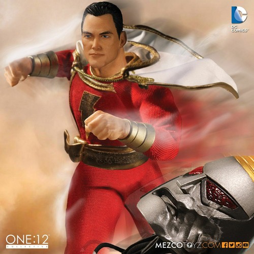 Figura de acción colectiva Shazam Mezco Toyz DC Comics One:12 - Imagen 4 de 11
