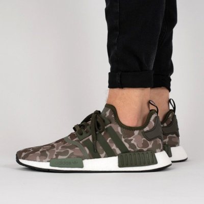 Adidas NMD_R1 Nomad Duck Camo Trace Cargo Olive Green Brown Boost Men's 9  Shoes | eBay